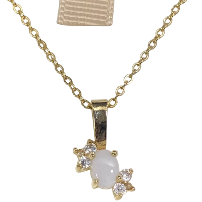 Womens 14kt Gold Plated necklace with pendant