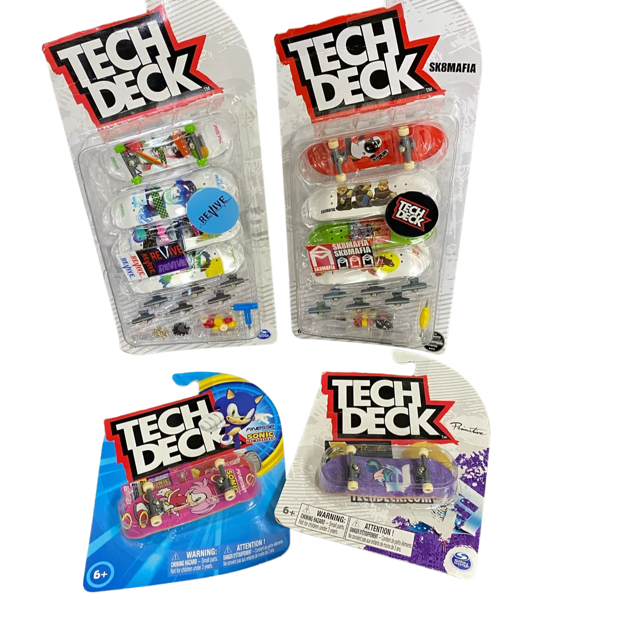 Tech Deck Bundle - 4 Packs (Sealed)
