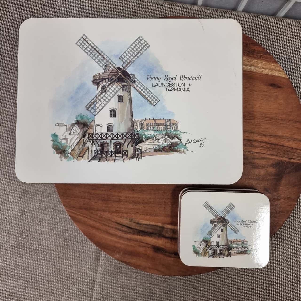 Jason Historic Tasmania Vintage set of 6 Placemats and Coasters