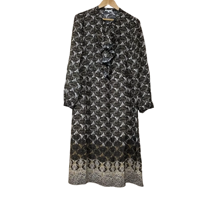 Anna Thomas - Long Sleeve Silk Dress - Size 16