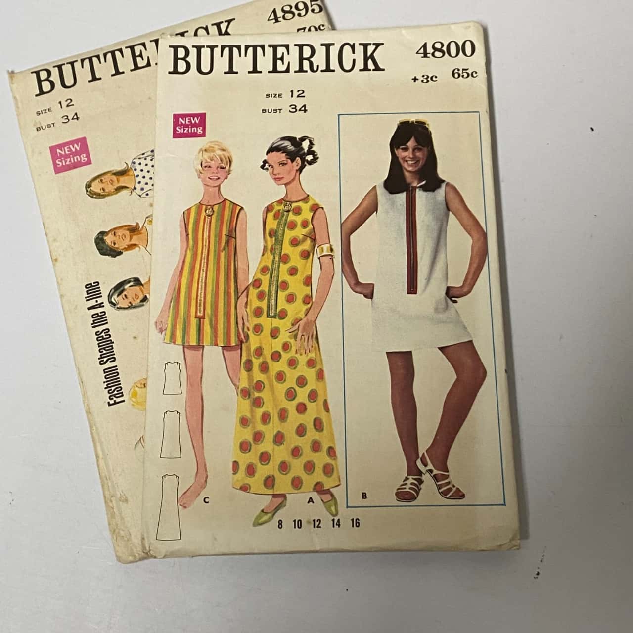 Set of 4 Vintage Butterick Patterns(s)