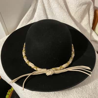Fallen Broken Street Womens  Size L / M Fedora Black  As New
