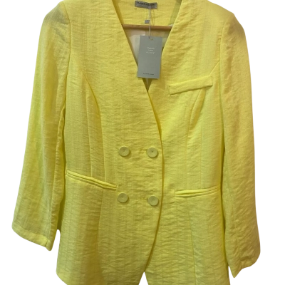  Womens Jacket Size M Yellow 
