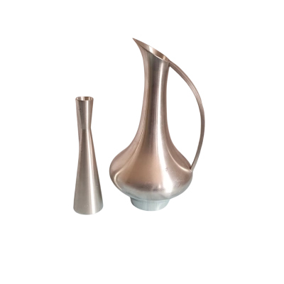 Selangor Pewter Pitcher and Bud Vase