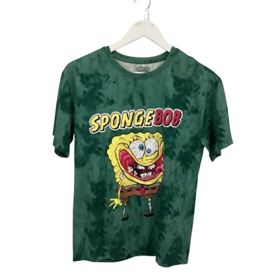 SpongeBob SquarePants Graphic Tee Teen Boy Size 14 100% Cotton