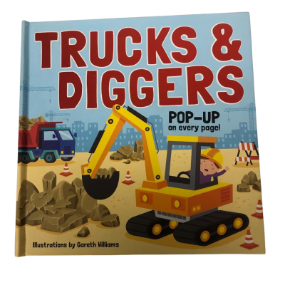 Trucks & Diggers - Popup Book NEW