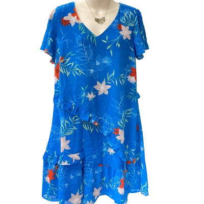 Table Eight Blue Floral   Size 12 Dress 