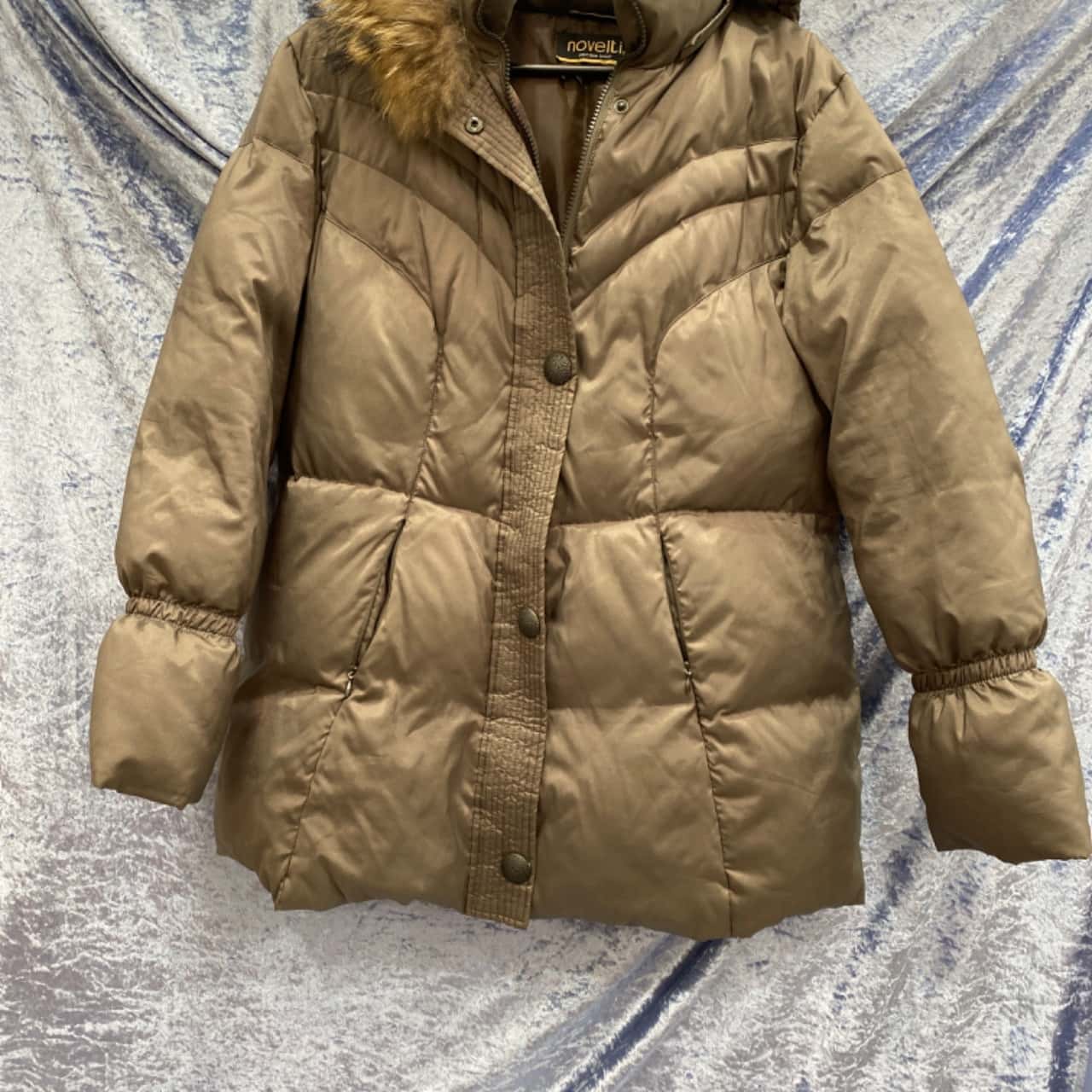 Novelti Womens Size L Green Puffer Jacket