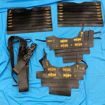 REDUCED!! Unbranded Unisex Soldier Armour Leather Like Black  