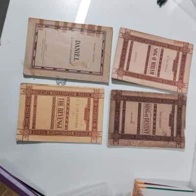Antique Novello Sheet Music Booklet Lot