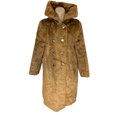 Vintage Sally Best Faux Fur Jacket Size S 