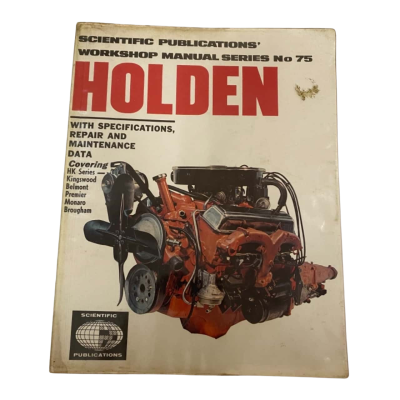 Holden Workshop Manual No 75
