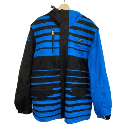  Mens 3CS Size L Ski Jacket Black  / Blue 