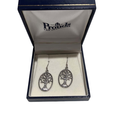 Prouds the Jewellers Womens Earrings Silver 