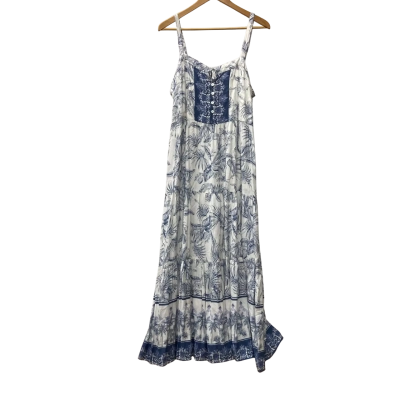 Iris Maxi The Label - Maxi Leaf Print Dress Size 16