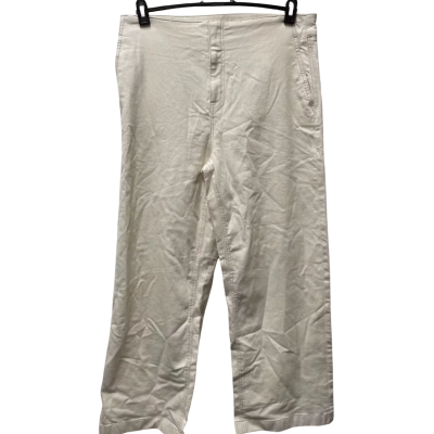 Trenery Denim W/Leg Pants Womens  Size 14 Beige 