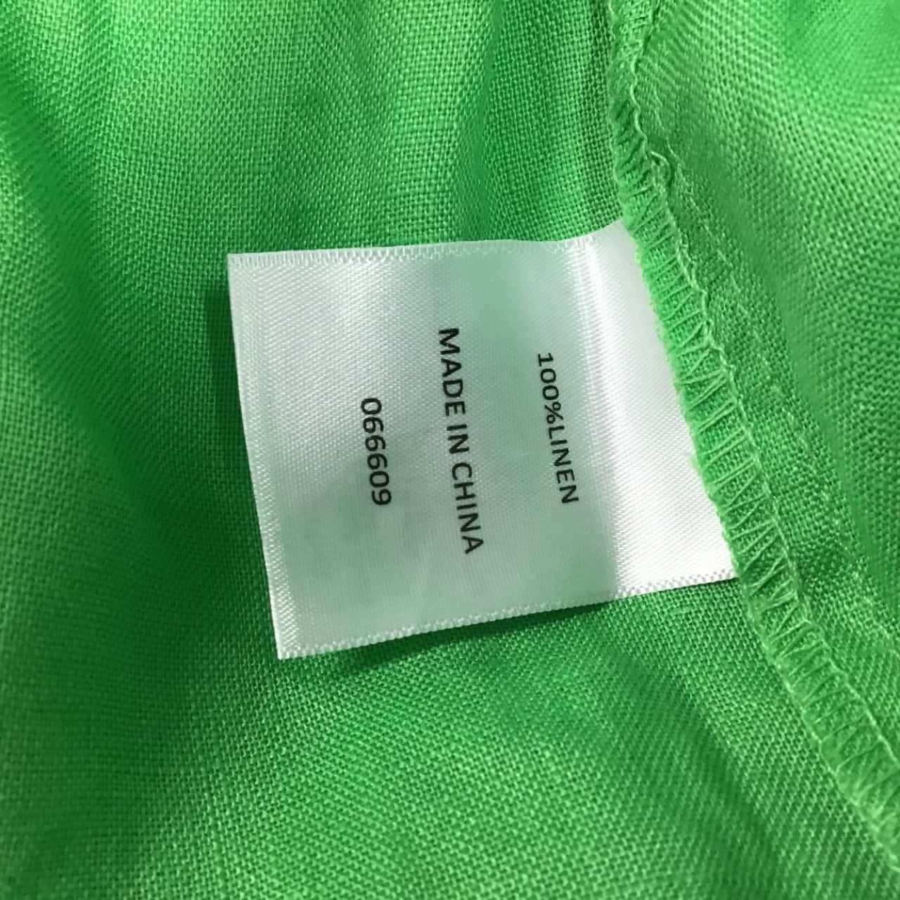 *REDUCED* Sportsgirl Womens Size 8 Lime Green 100 Linen Wide Leg Pull