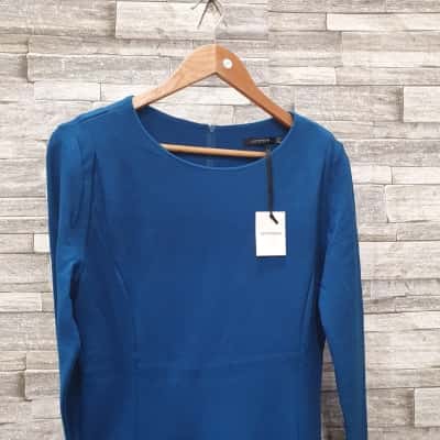 Portmans Womens  Size 12 Bodycon Dress / Cocktail Dress / Midi Dress Blue bnwt