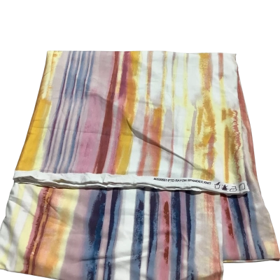 Rayon Spandex Knit Fabric Multicoloured 150 x 292 cm.   Fab1