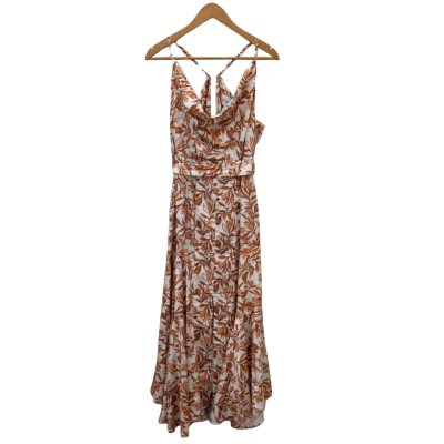 Pilgrim Womens  Size 18 Floral Dress Orange / White 