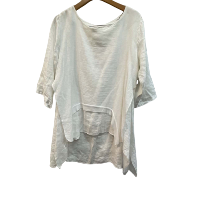 Conti Moda Womens  Size S/M White top