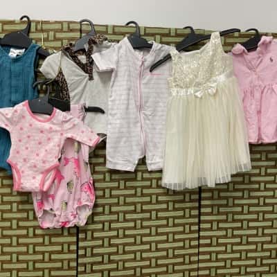 Various Baby Toddler Girls clothes Bardot Junior Tiny Little Wonders Bonds Ralph Lauren Kids Jumpsuit Dress Romper Wondersuit Birthday Wedding Sleepwear Party sizes 0000-0 