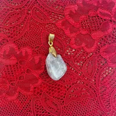  18KGP Purple Stone Pendant