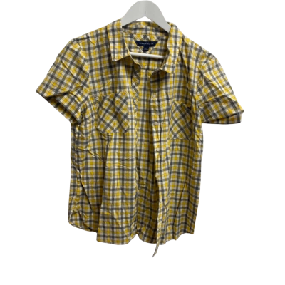 Tommy Hilfiger Mens  Size L Business Shirt Striped / Yellow 