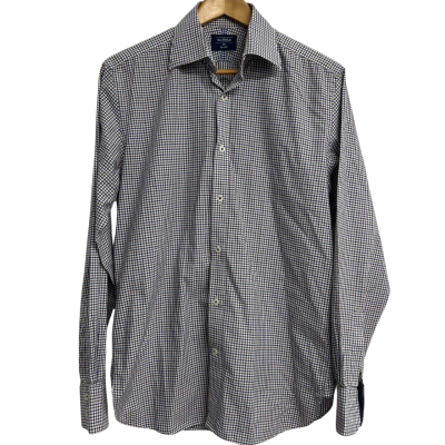 M.J. Bale Mens Size 39 Checked Shirt 