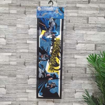 Batman Dark Knight Rubber Back Bar Runner