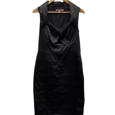 Review Womens  Size 14 Midi / Sleeveless Dress  Black  