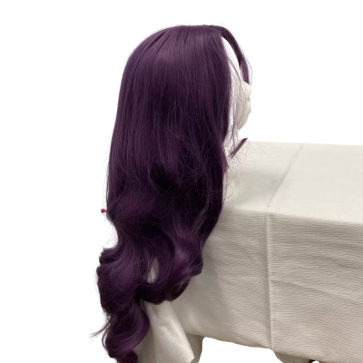 Unbranded Women's Purple Wavy Synthetic Wig