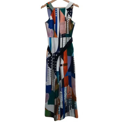 CUE Size 6 KANDINSKY Print Jumpsuit