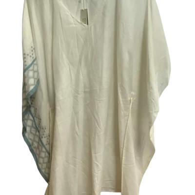  Women's kaftan  Size One Size Free Size Dress Off White 