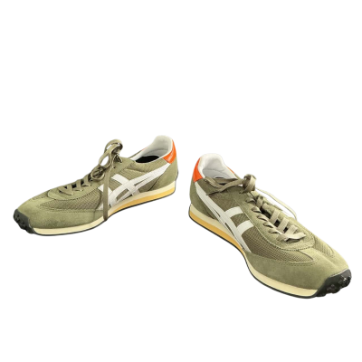 Onitsuka Tiger EDR 78 Unisex  Size 44 Sneakers Dusty Green / Orange / White 