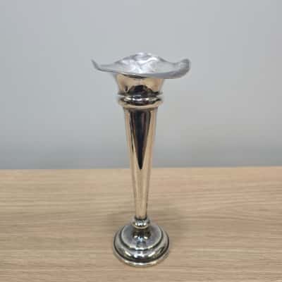 Vintage Silver-Plated Bud Vase – Made in England for J.M.Dempster, Sydney – 20cm