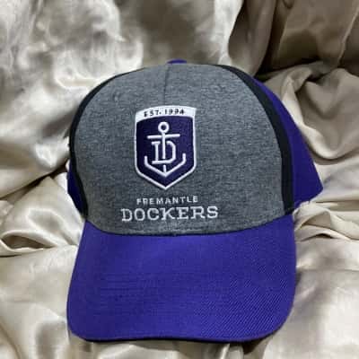 AFL Fremantle Dockers Mens  Size 0 Cap Grey / Purple 