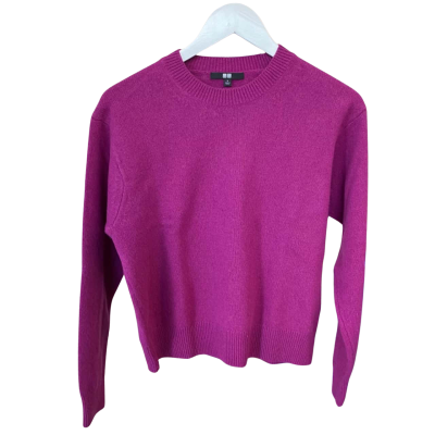 Uniqlo Womens  Size S Crew Neck Jumper Pink  
