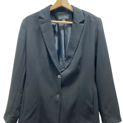 Liz Jordan Womens  Size 10 Blazer Black  