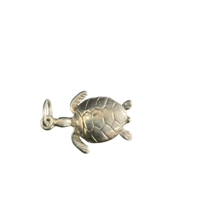  Womens Sterling Silver turtle charm with moving parts - excellent pre loved condition 