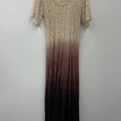 Orientique Womens Lace dress  Size M 