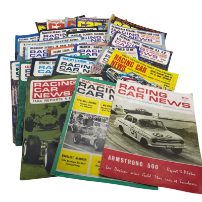 26x 1963-1968 ‘Racing Car News’ Magazines