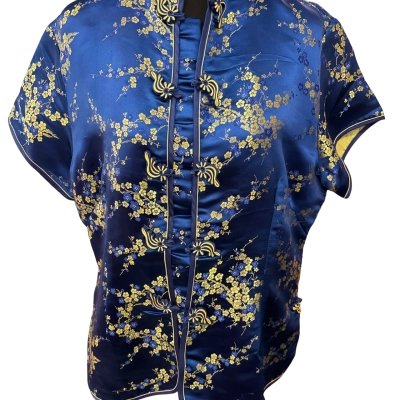  Women’s Size XL - Chinese traditional short sleeve top 