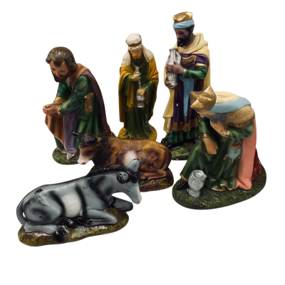 Timeless Vintage 6 piece Nativity Set – Perfect for Christmas Display! #VintageNativity #ChristmasDecor #Collectibles