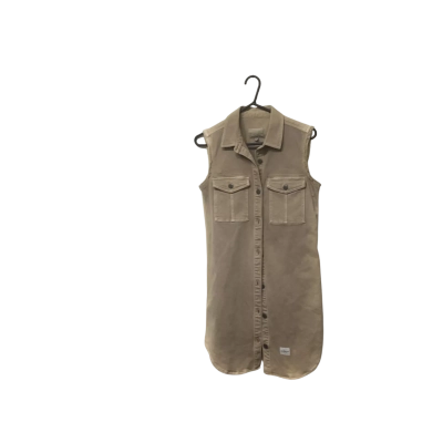 Women Calvin Klein Jeans  Size S Denim Dress Beige 
