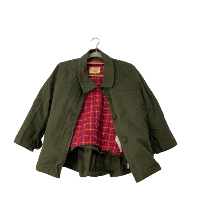 Levis Jacket with Plaid removable Lining Size S Blue / Green / Red Teen or size 4-6