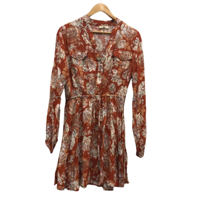 IRIS Maxi Womens  Size 10 Mini Dress Multicoloured / Orange 