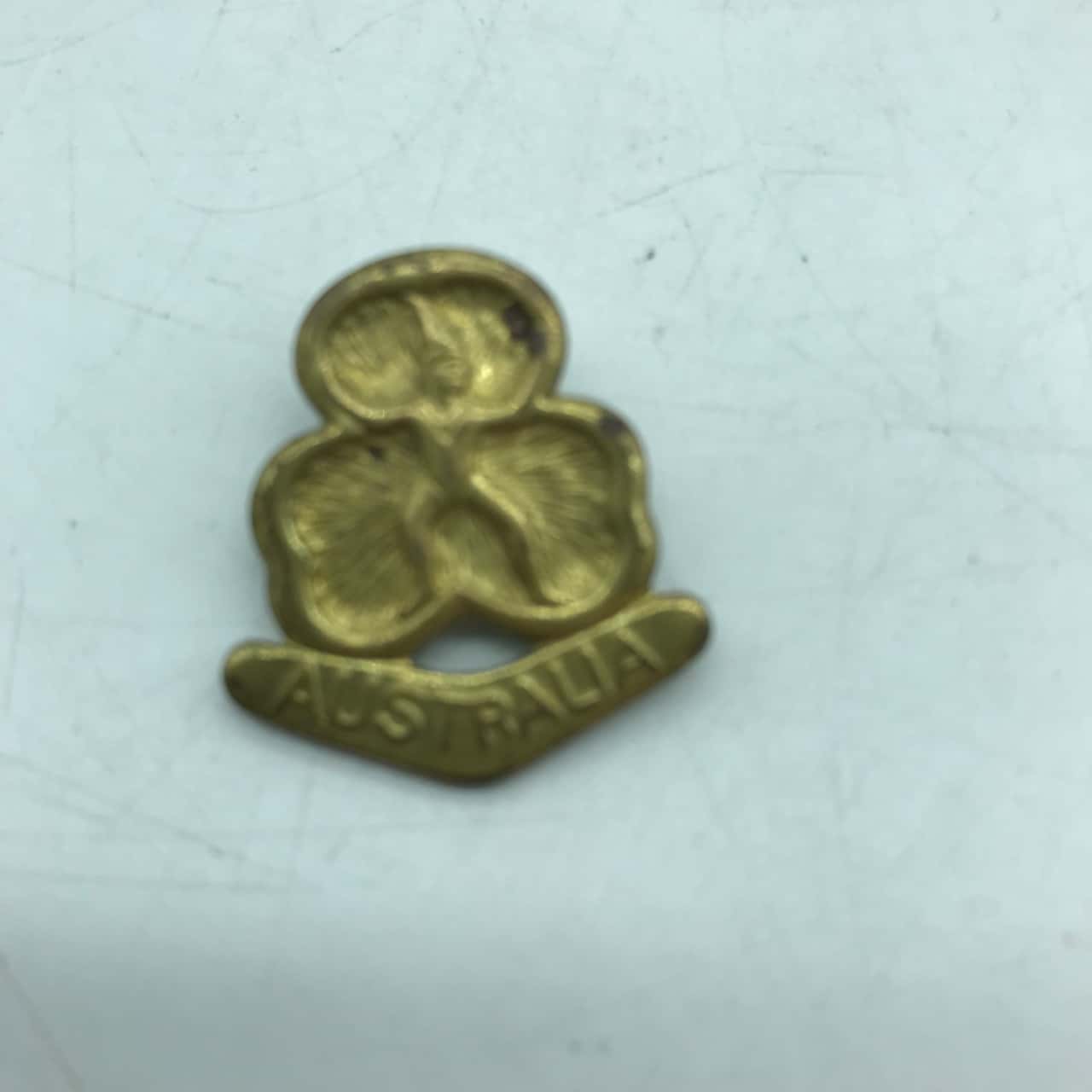 2 Vintage Girl Guides Trefoil Badges ( one Damaged) 1376632