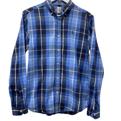 Deus Ex Machina Mens Size M Checked Shirt / Checked - 100% Cotton