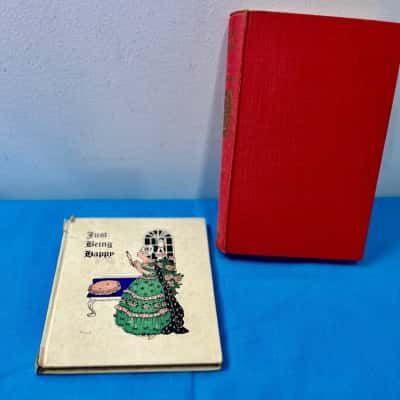 2x Vintage Books Lorna Doone & First Being Happy 